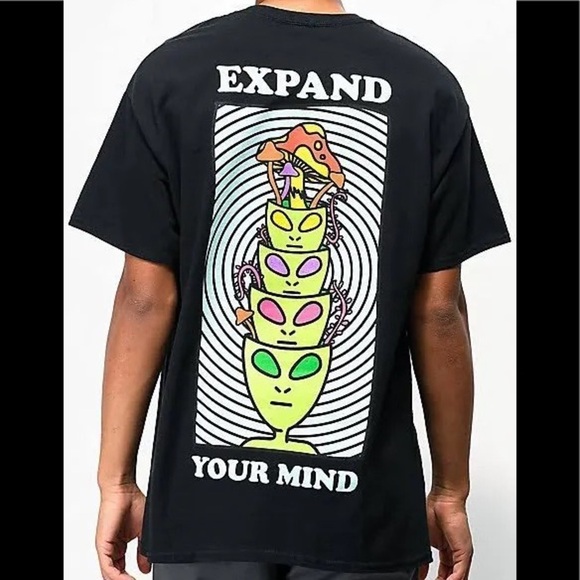 𝅺A-LAB Minds Expanded Black T-Shirt, XL, NWT - Picture 1 of 8